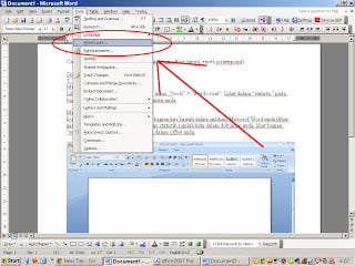Hitung kata Word 2003