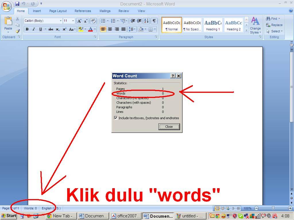 Cara Mengetahui Jumlah Kata Di Word Kata Penujuk Ekspresi 2020 3682