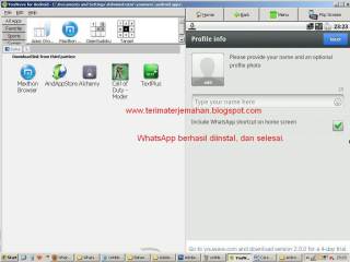 Cara Memasang Whatsapp Di Komputer Win XP 18