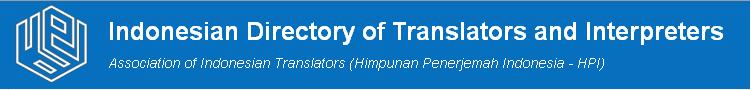 SiHaPeI HPI Direktori Penerjemah Indonesia SiHaPeI HPI Direktori Penerjemah Indonesia