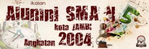 Spanduk Grup Alumni Smunel 2004 Jambi oleh: Yudi S