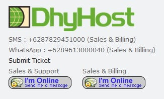 Ada yahoo messenger dan WA