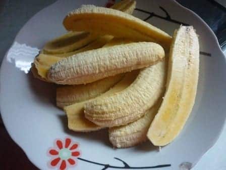 Belah pisang jadi dua 