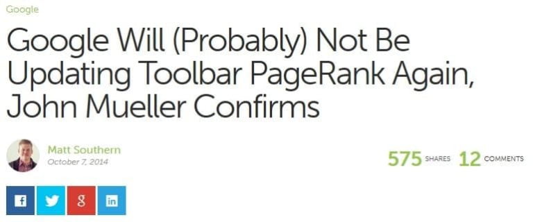 Cara menambah page rank di blog searchenginejournal