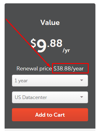 Harga Value Hosting Namecheap