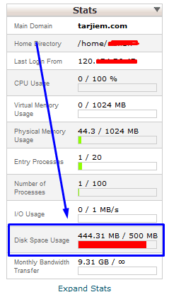 Hosting dhyhost kepenuhan cpanel
