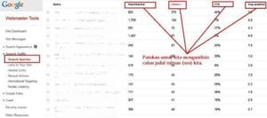 Menulis artikel seo dari analisis gwt.