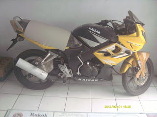 Motor Kaisar Vortex 150 cc Kuning