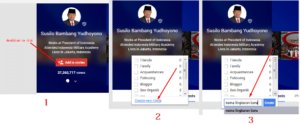Cara membuat lingkaran baru di google plus.
