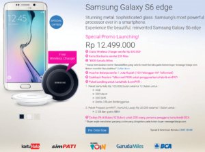 Promo Awal Samsung Galaxy S6 Edge