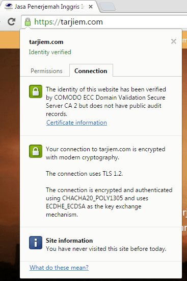 sertifikat ssl tarjiem comodo positivessl