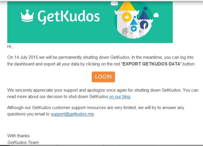 Pengumuman GetKudos.me ditutup.