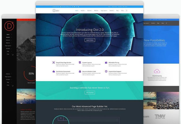 Wordpress Themes Divi Elegantthemes.com