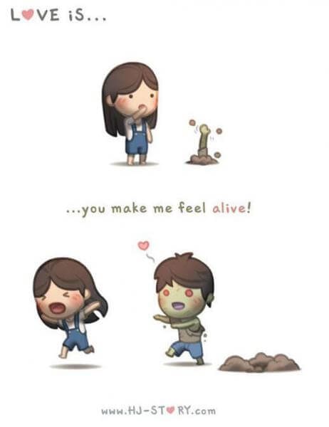 Komik Cinta itu adalah hidup-komik tentang cinta