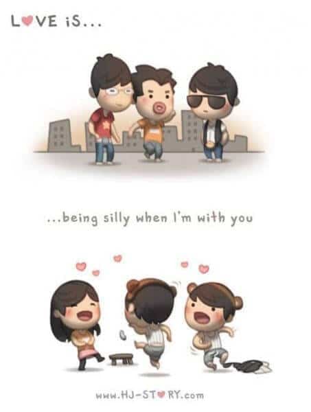 Komik Cinta itu adalah konyol