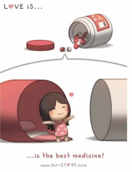 Komik Cinta itu adalah obat