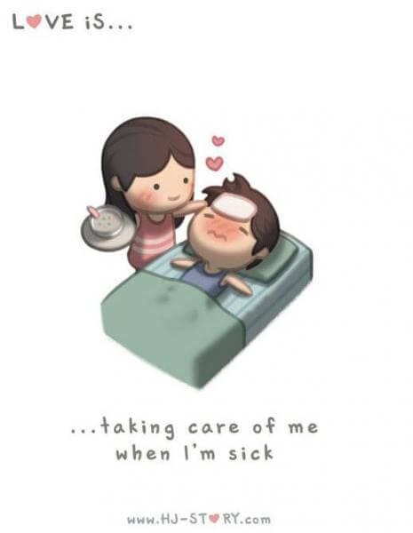 Komik Cinta itu adalah peduli-komik cinta sedih