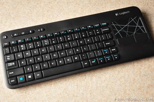 Papan ketik sekalian mouse LOGITECH Wireless Touch Keyboard K400r