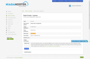Bukti Domain Gratis XYZ dari Niagahoster.co.id Awal 2016