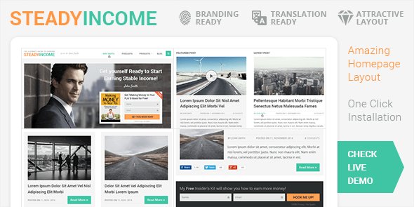SteadyIncome MyThemeShop WordPress Themes