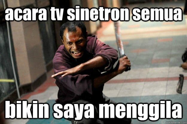 Acara Sinetron Indonesia Bikin Gila, Ciaat...