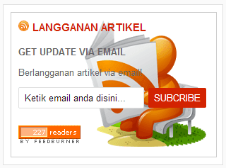 Contoh Formulir Berlangganan Blog (Subscribe)