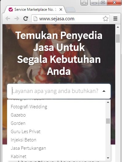 Begitu Banyak Layanan Jasa di Sejasa