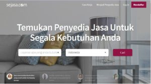 Homepage Situs Sejasa.com