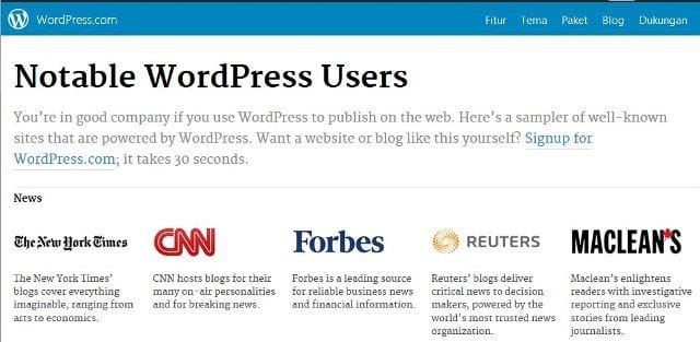 Merek Terkenal Pengguna Wordpress.com