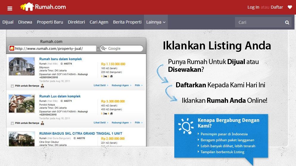 Situs Properti Rumah.com