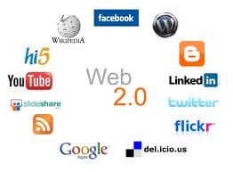 Contoh Daftar Web 2.0, Blogspot/Blogger, WordPress, Hi5, Facebook, Flickr, 