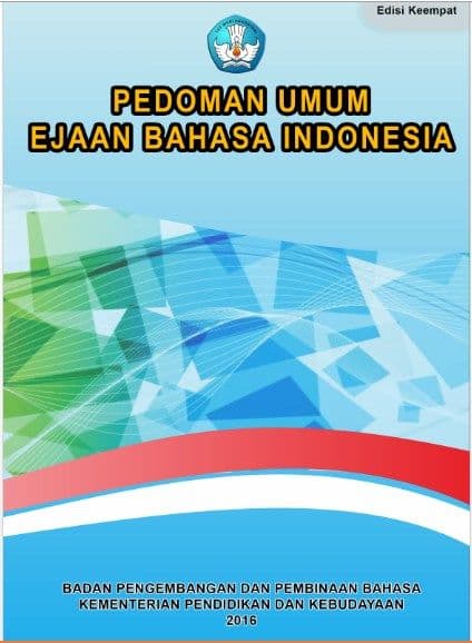 Pedoman Umum Ejaan Bahasa Indonesia PDF Sampul Buku