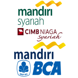 Logo Bank Mandiri BCA Cimb Niaga Syariah Syariah Mandiri BSM Digabung