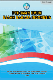 Pedoman Umum Ejaan Bahasa Indonesua PEUBI Resmi KEMENDIKNAS Sampul Buku