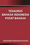 Tesaurus Bahasa Indonesia Pusat Bahasa Logo Tulisan Merah Sampul Buku