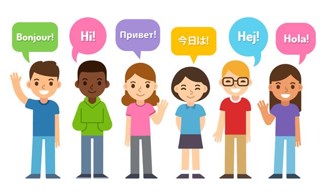 Terjemahan Bahasa Dunia Halo Hola Orang Laki Cewek Cowok Senyum Translate Penerjemah Translator