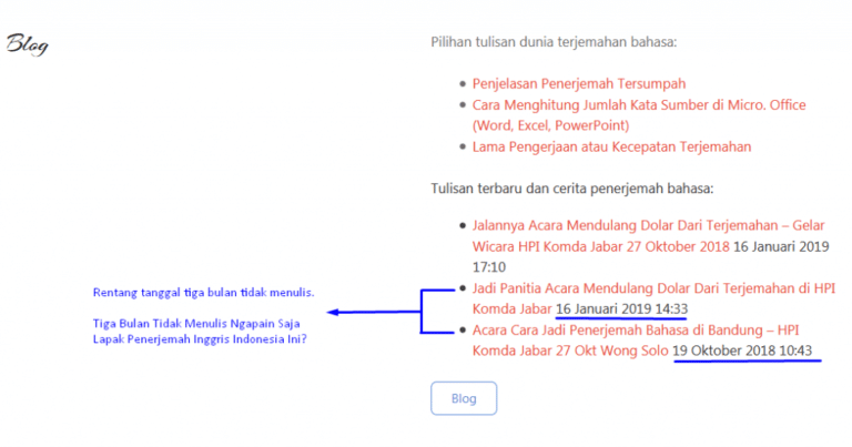 Tiga Bulan Tidak Menulis Ngapain Saja Lapak Penerjemah Inggris Indonesia Ini