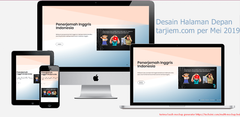 Desain Halaman Depan tarjiem Beranda Homepage Penerjemah Inggris Indonesia mei 2019 800 px