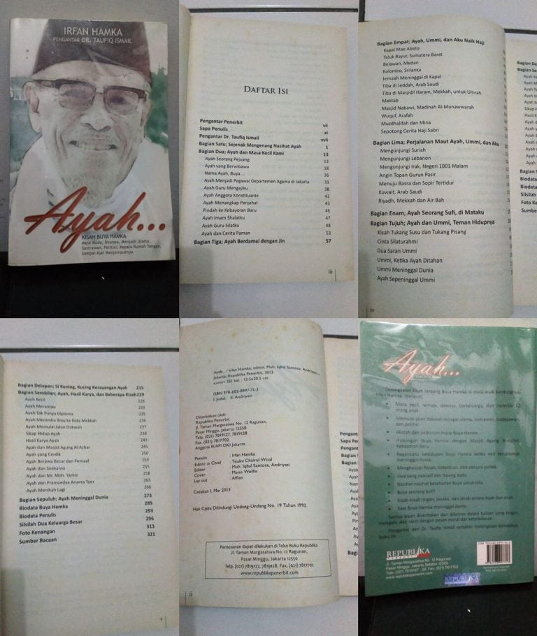 Hamka Haji Abdul Malik Karim Amrullah Ulasan Buku Ayah