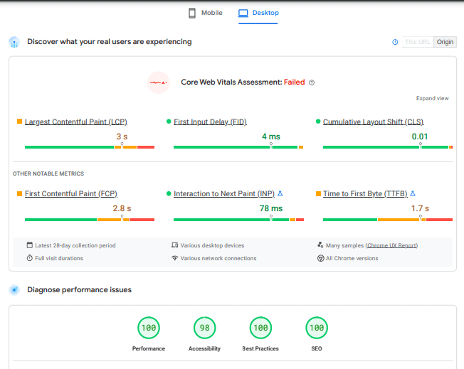 Google PageSpeed Insight Desktop 23 01 2023 penerjemah inggris indonesia tarjiem