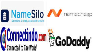 NameSilo, NameCheap, GoDaddy, Connectindo