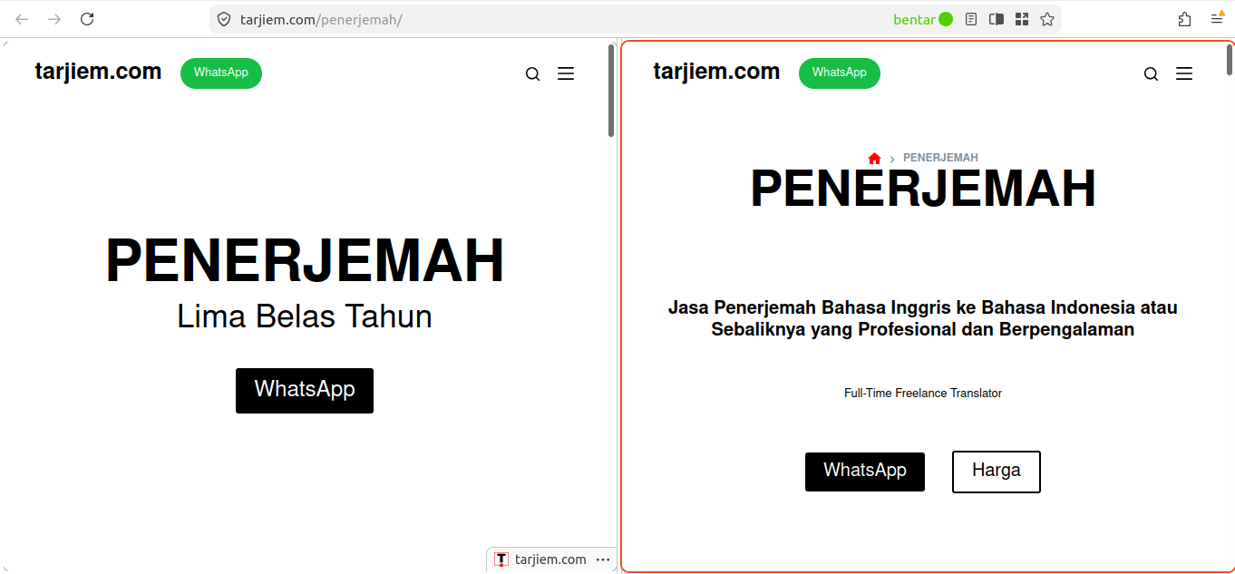 Firefox Split View